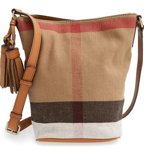 burberry canvas bucket bag|burberry outlet tote bags.